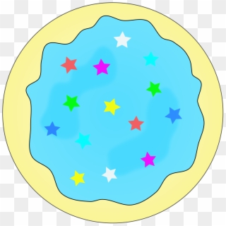 This Free Icons Png Design Of Blue Sugar Cookie , Png, Transparent Png