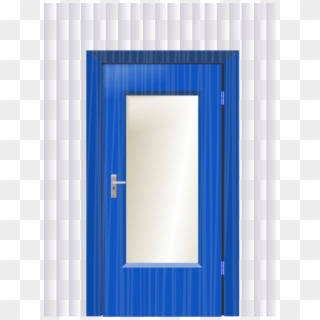 Doors And Open Door - Blue Door Clip Art, HD Png Download