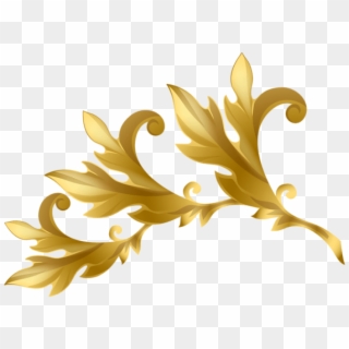 Free Png Download Gold Decorative Element Transparent - Element Gold Png Art, Png Download