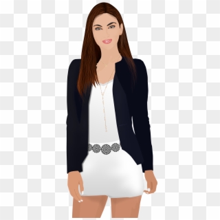 Office Girl Business Woman Female 1044556 - Professional Business Woman Clipart, HD Png Download