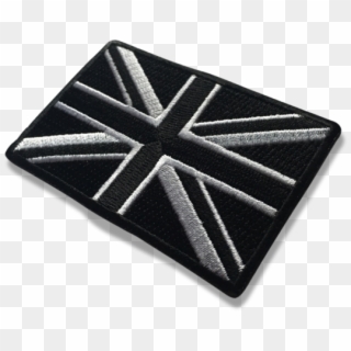 3 Fit In Or Fuck Off With Black & White Uk Flag Iron - Triangle, HD Png Download