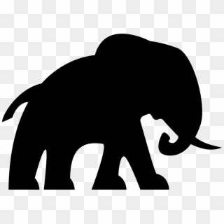 Elephant Facing Right Comments - Elephant Icon, HD Png Download