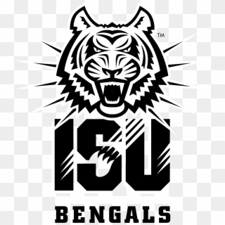 Isu Bengals Logo Black And White - Idaho State Bengals Logo, HD Png Download