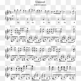 Unravel Sheet Music 1 Of 4 Pages - Sheet Music, HD Png Download