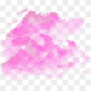 Pinkcloud Cloud Pink Smoke Dust Wind - Transparent Pink Clouds Png, Png Download