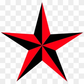 Nautical Star Tattoos Free Cut Out - Lucky Star Tattoo, HD Png Download