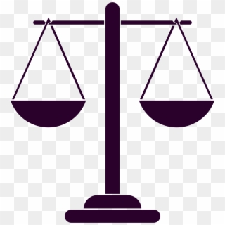 This Free Icons Png Design Of Justice Scales Silhouette, Transparent Png