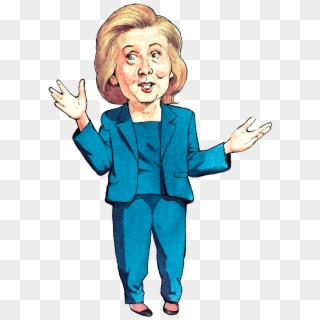 Hillary Clinton Png - Hillary Clinton Cartoon Transparent, Png Download