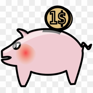 Piggybank Clip Art - Piggy Bank, HD Png Download