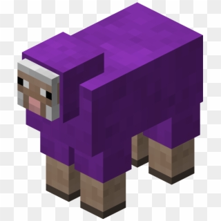 Purple Dye Minecraft Wiki Fandom Powered By Wikia Deep - Minecraft Light Blue Sheep, HD Png Download