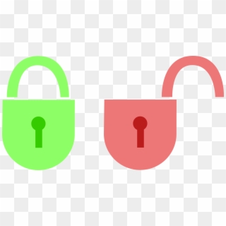 Clipart - Lock And Unlock Png, Transparent Png