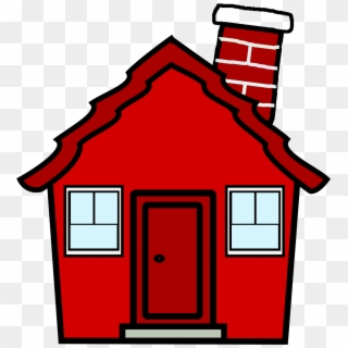 Big Image - Red House Clipart, HD Png Download