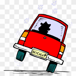 Vehicle Clipart Two Wheeler - Car Driving Away Clipart, HD Png Download