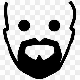 Png File Svg - Goatee Beard Silhouette, Transparent Png