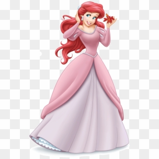 Ariel Disney Princess - Little Mermaid With Dress, HD Png Download