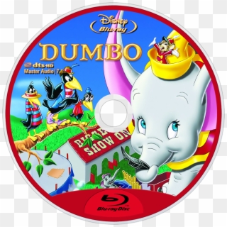 Dumbo Bluray Disc Image - Dumbo Walt Disney S, HD Png Download