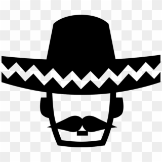 Clip Art Freeuse Download Mexican Man With Sombrero - Hats Icons, HD Png Download