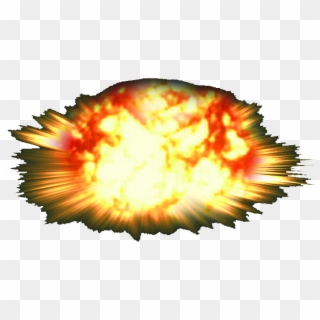 Drawing Explosion Nuclear Bomb - Explosion, HD Png Download