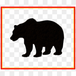 Clip Art Black And White Library Grizzly Bear Clipart - Transparent Background Bear Clipart, HD Png Download