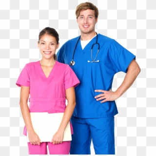 Nursing Png - Male And Female Nurse Png, Transparent Png