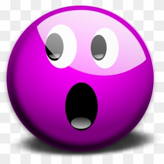 Emoji Face Clipart Surprise - Shocked Emoticon, HD Png ...