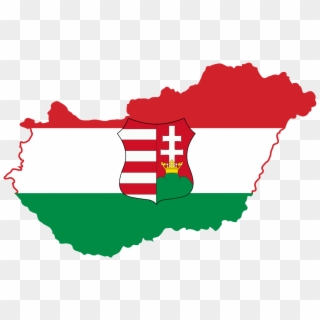 White Flag Flag Clipart Flag Png Image And Clipart - Map Of Hungary With Flag, Transparent Png