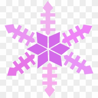 Christmas Background Snowflake Png - Snowflake Clipart Purple, Transparent Png