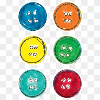Tcr63236 Pete The Cat Groovy Buttons Accents Image - Pete The Cat Button Template, HD Png Download