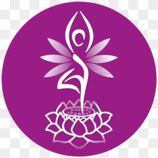 Beautiful Lotus Pose Yoga Logo Design Png Image - Yoga Logo Png, Transparent Png