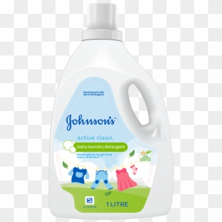 Product Shot 1l Active Clean - Johnson's Baby Laundry Detergent, HD Png Download
