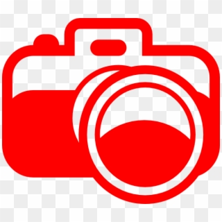 Camera - Clipart - Png - Camera Icon Png Red, Transparent Png