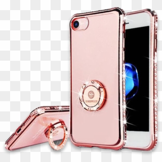 Bling Crystal Diamond Case For Iphone-pink - Iphone, HD Png Download