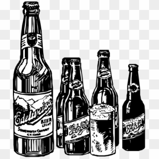 Beer Bottles Png Drawing, Transparent Png