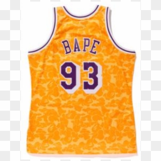 Bape X Mitchell & Ness La Lakers - Lakers Jersey, HD Png Download