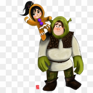 Shrek Clipart Wikia - Shrek Tangled, HD Png Download