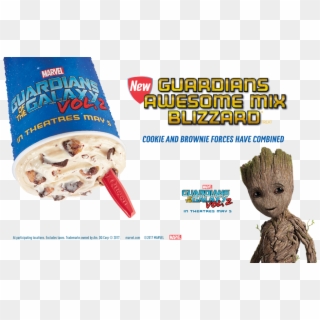 Dairy Queen Unveils The Guardians Of The Galaxy Soundtrack - Dairy Queen Guardians Of The Galaxy Blizzard, HD Png Download