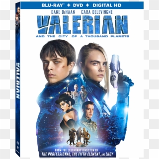Valerian And The City Of A Thousand Planets Keyart - Valerian And The City Of A Thousand Planets Bluray, HD Png Download