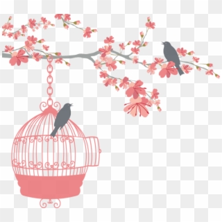 Free Png Download Wedding Bird Cage Png Images Background - Bird And Cage Png, Transparent Png