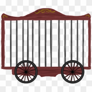 Clip Freeuse Stock Cage Drawing Circus - Circus Cage Wagon Png, Transparent Png