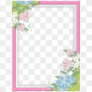 Flower Frame PNGs for Free Download