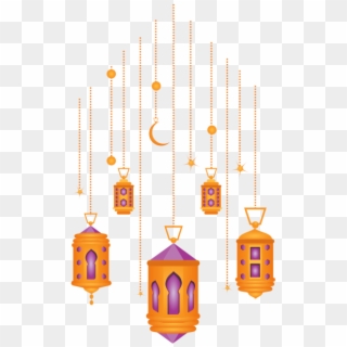 Clip Freeuse Library Islamic Ramdan Lantern Kareem - Eid Mubarak Lamp Png, Transparent Png