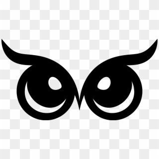 Owl Eyes Cliparts - Owl Eyes Clipart Black And White, HD Png Download