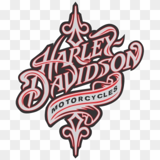 Harley Davidson Motorcycles Logo Vector - Vintage Harley Davidson Logo Vector, HD Png Download