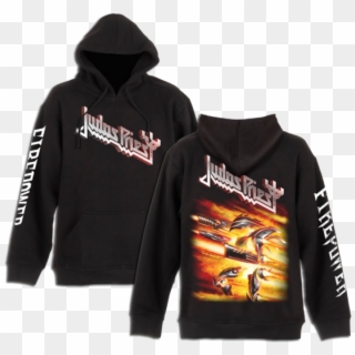 Sweat-shirt Judas Priest Firepower - Logo Jaune, Coupe Classique, 241g, Merchandising Officiel