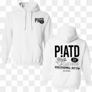 White Call Now Tour Hoodie - Panic At The Disco White Hoodie, HD Png Download