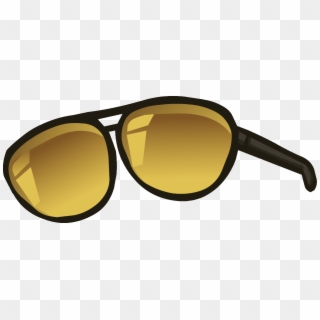 Aviator - Sunglasses - Png - Club Penguin Aviator Sunglasses, Transparent Png