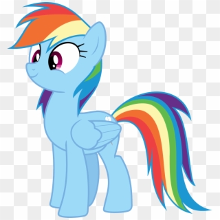 This Is Your Final Reminder For Rainbow Dash Day It - Mlp Rainbow Dash Looking Cute, HD Png Download