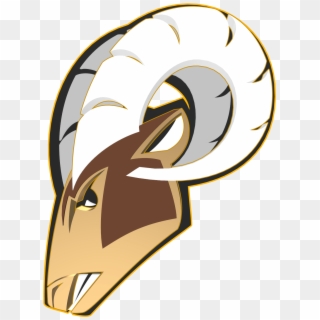 Rams Sports Team Logo - Cartoon Rams, HD Png Download
