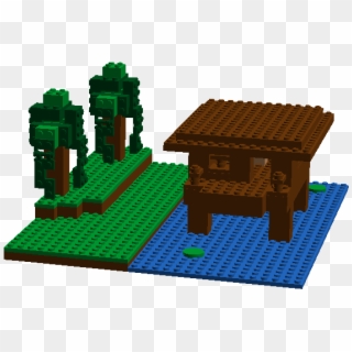 Lego Minecraft The Swamp/witches Hut, HD Png Download