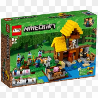Minecraft Pig Farming - Lego Minecraft Farm Cottage, HD Png Download